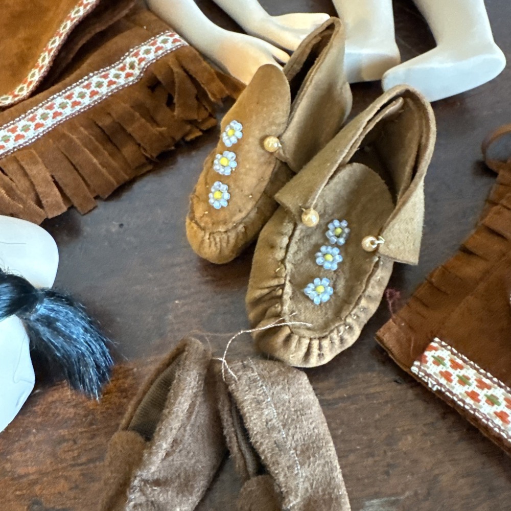 1977 Princess Kimimi Bisque Native American Doll Helen Kramer & Accessories READ - Picture 4 of 13